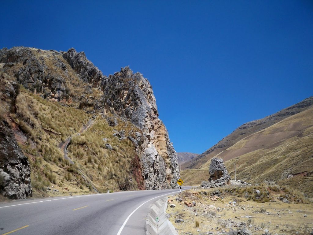 Cycling from Huariaca in Peru