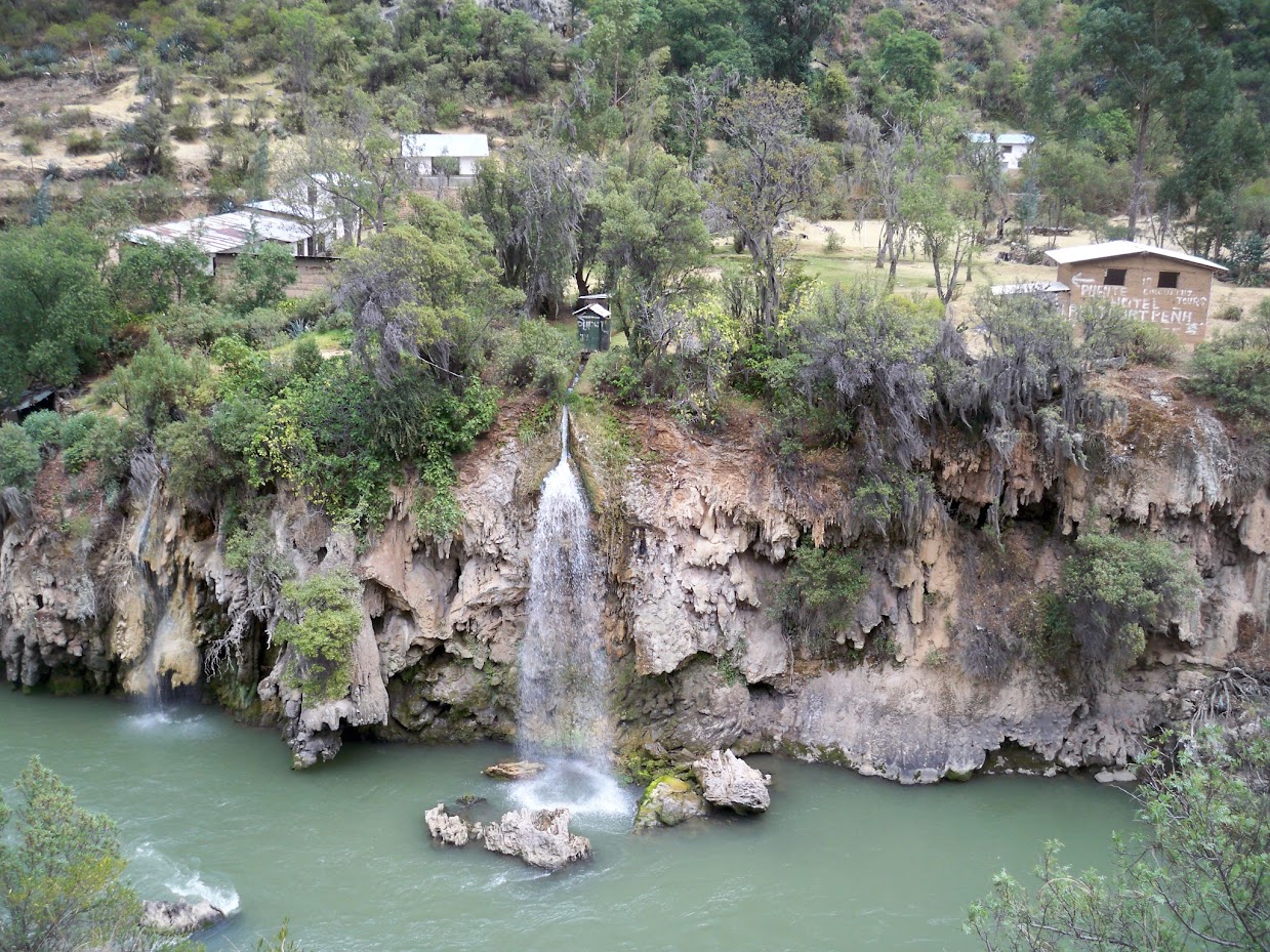 Cycling past Izca in Peru
