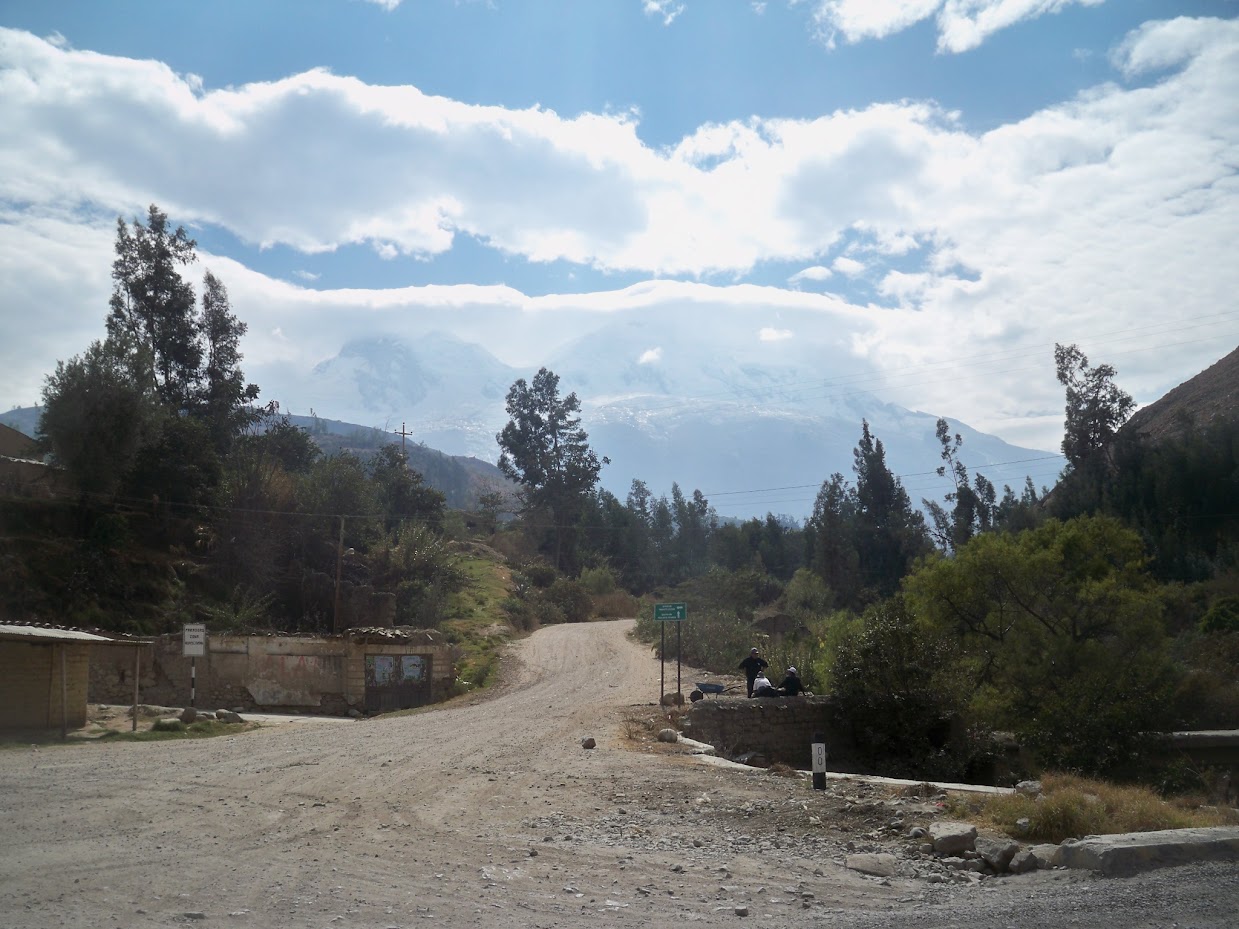 Cycling out of Caraz Peru
