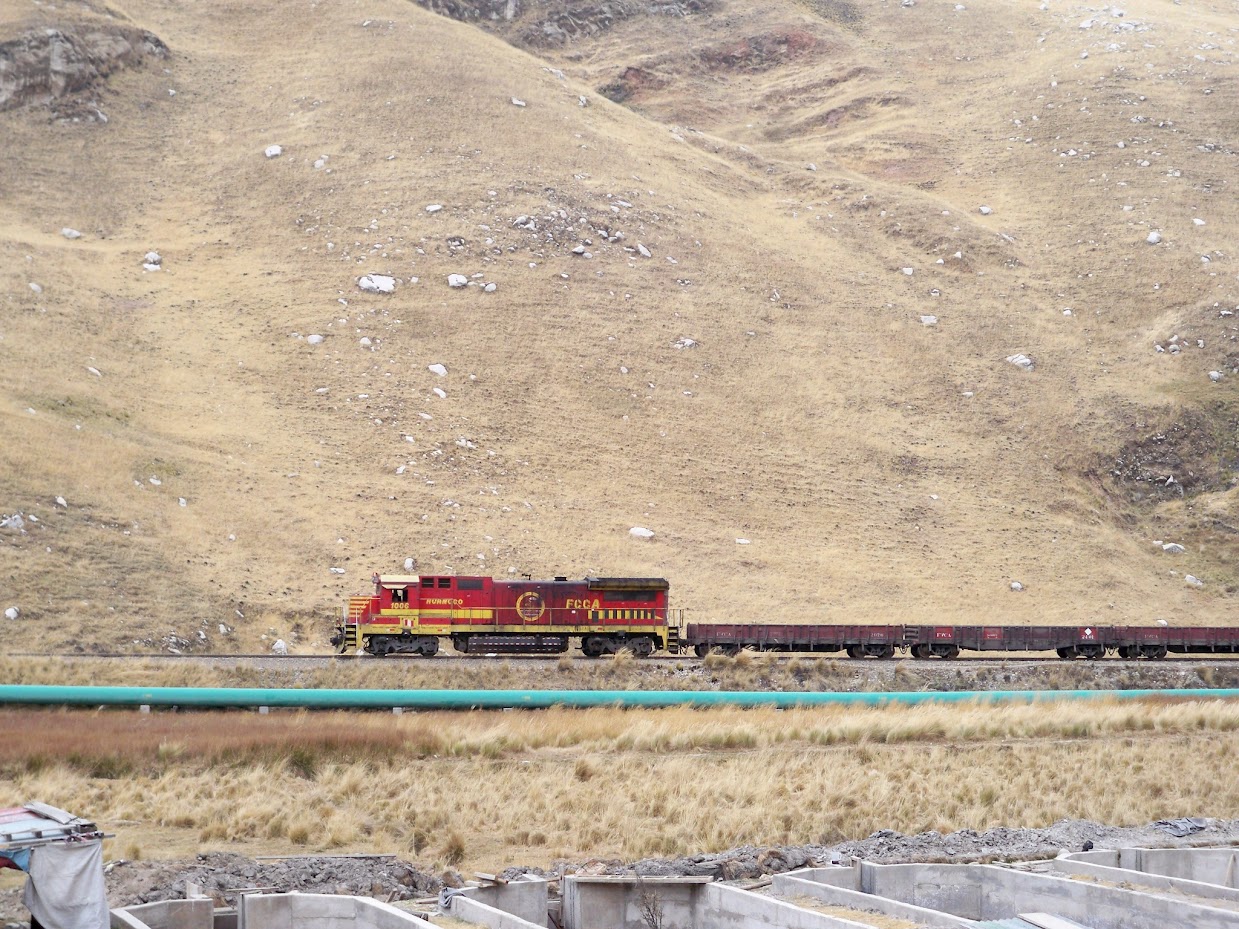 Scenery when riding in peru