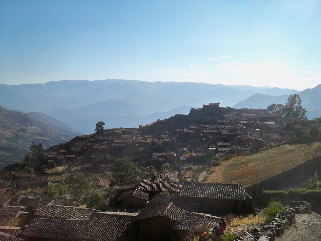 View from Pallasca Peru