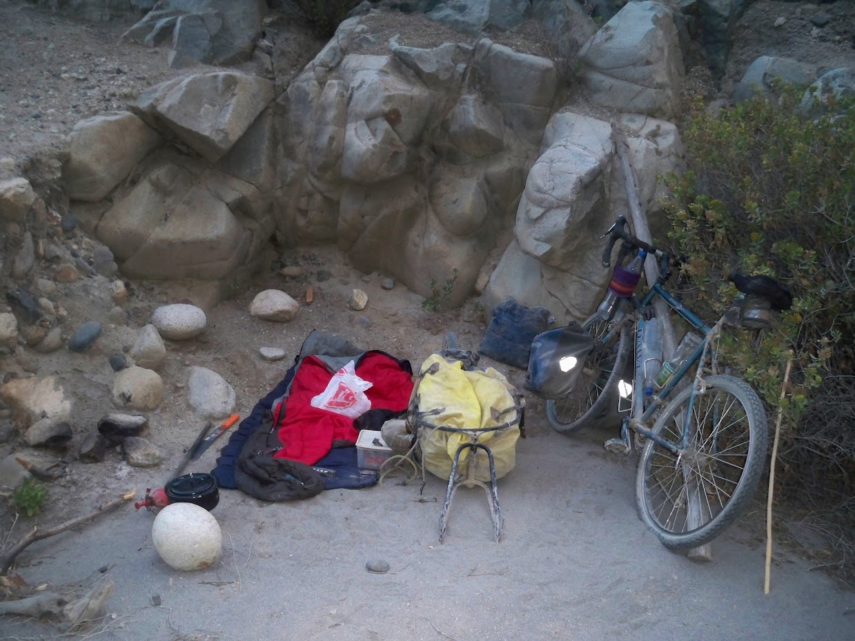 Wild camping in Peru