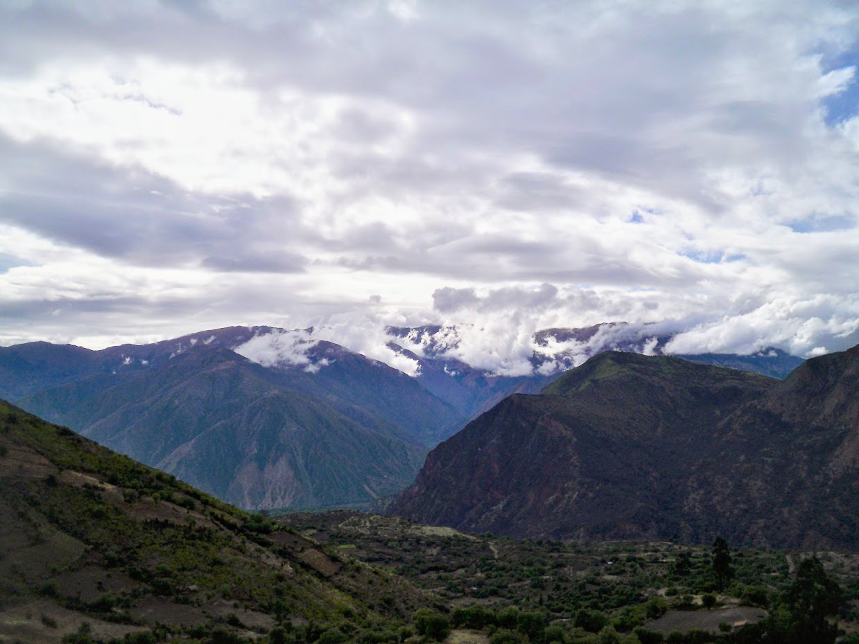 Cycling from Chumbes in Peru