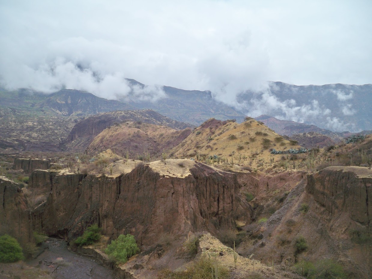 Cycling out of Mayocc in Peru