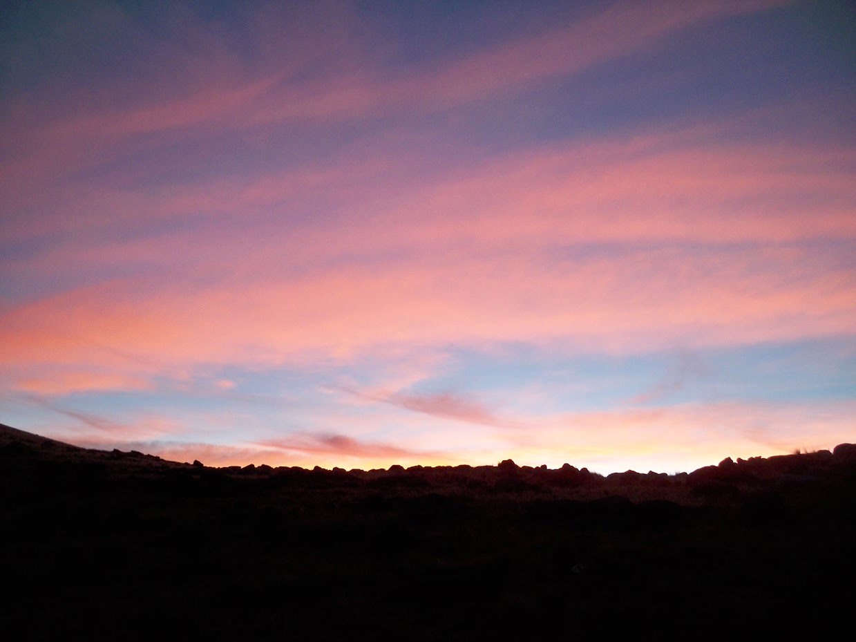 Sunset in Peru