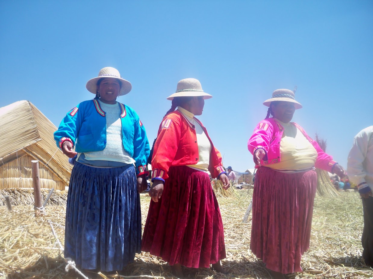 Uros floating reed islands