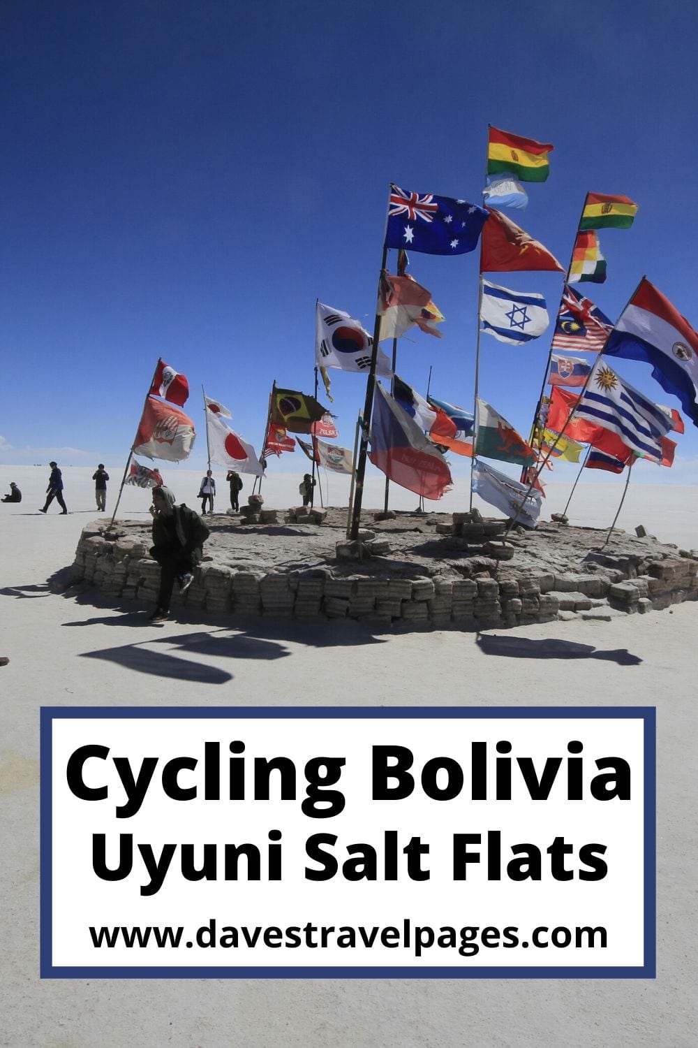 Cycling in Bolivia across the Salt Flats