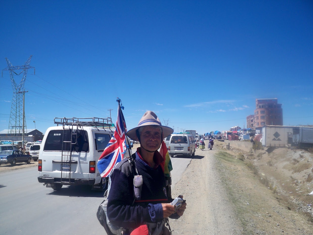 Martin who was walking in Bolivia in 2010