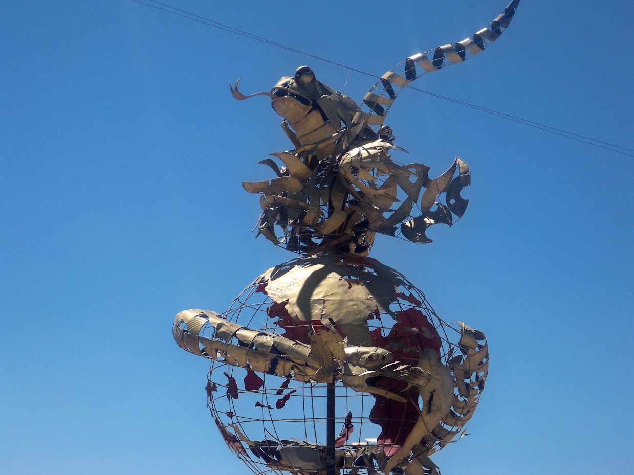 Statue in Oruro Bolivia