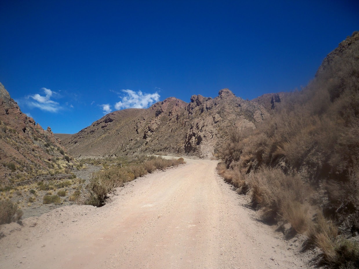 bike touring dirt roads in bolivia
