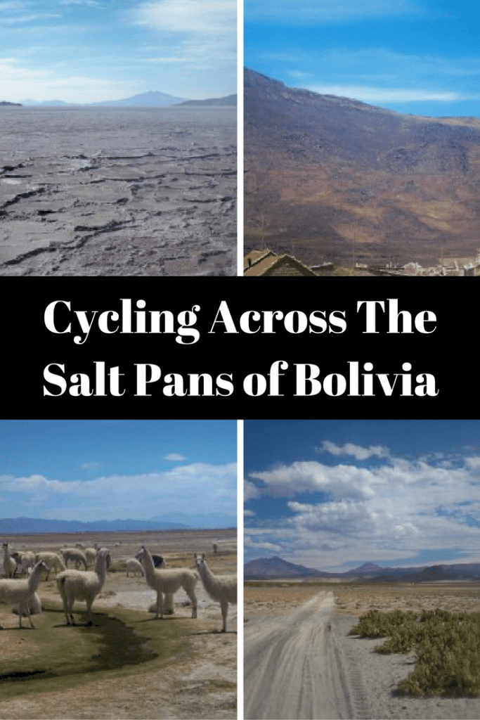 Read all about cycling across the Salt Pans of Bolivia. - Part of an epic bicycle tour from Alaska to Argentina.