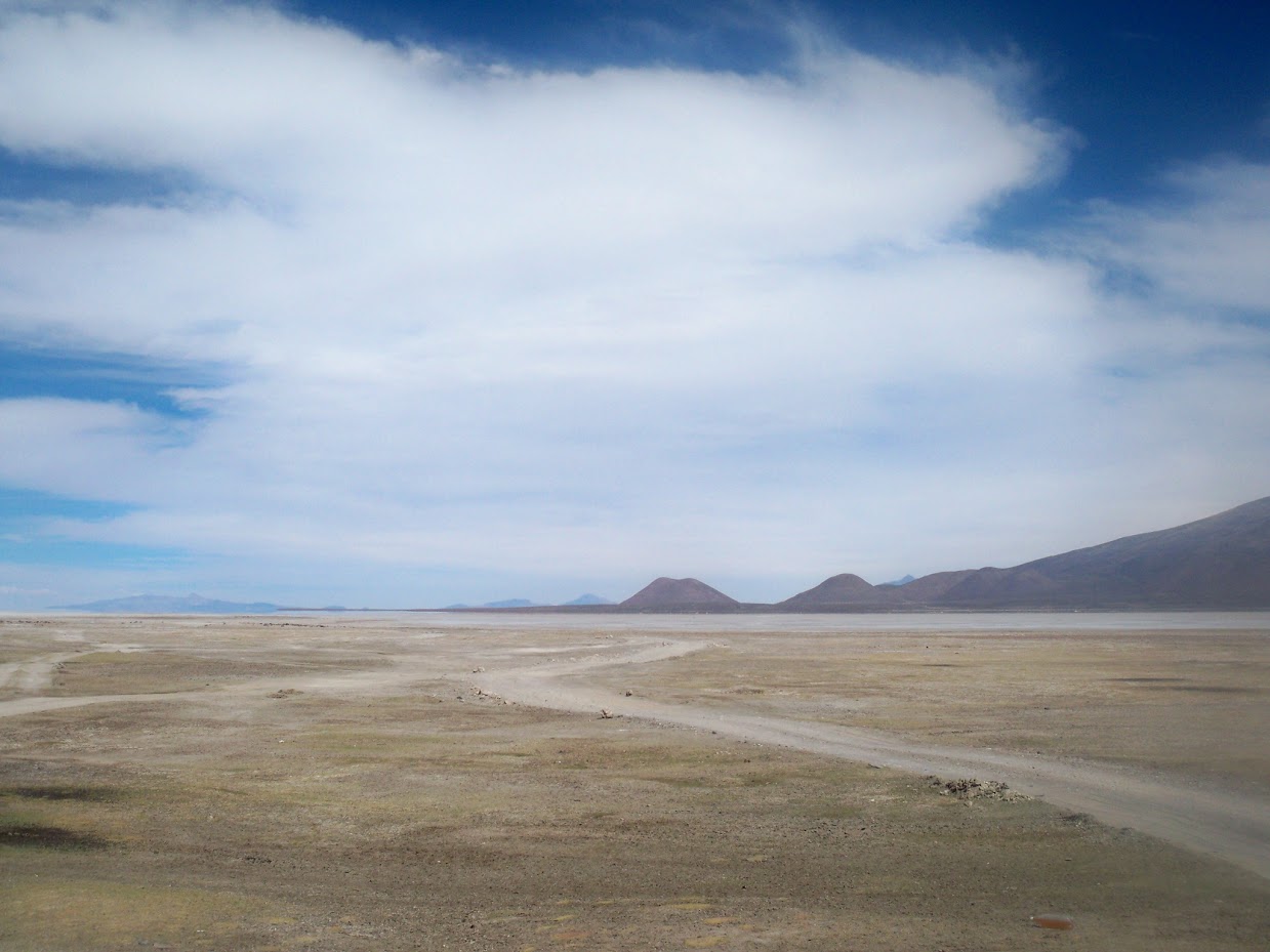 starting to cycle salt pans in bolivia