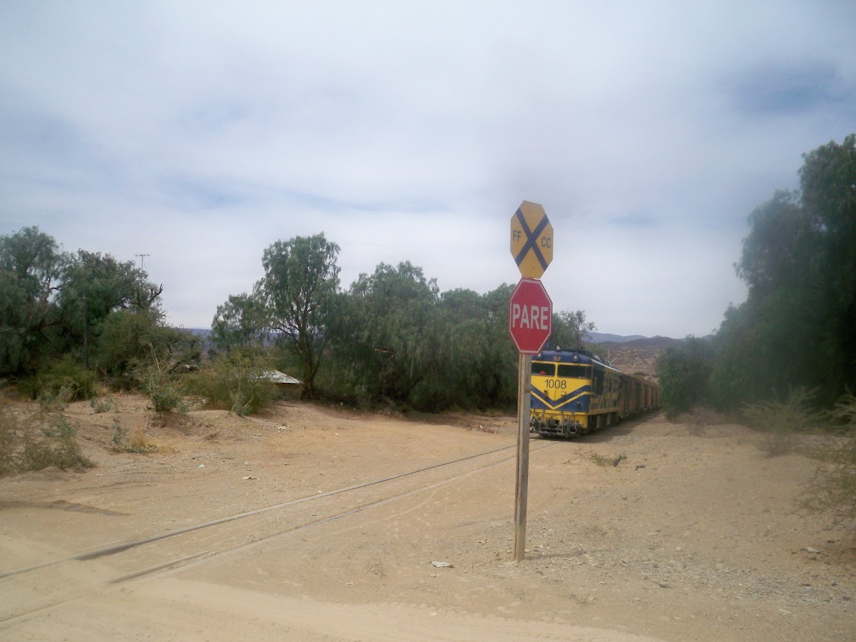 A train in the middle of nowhere bolivia