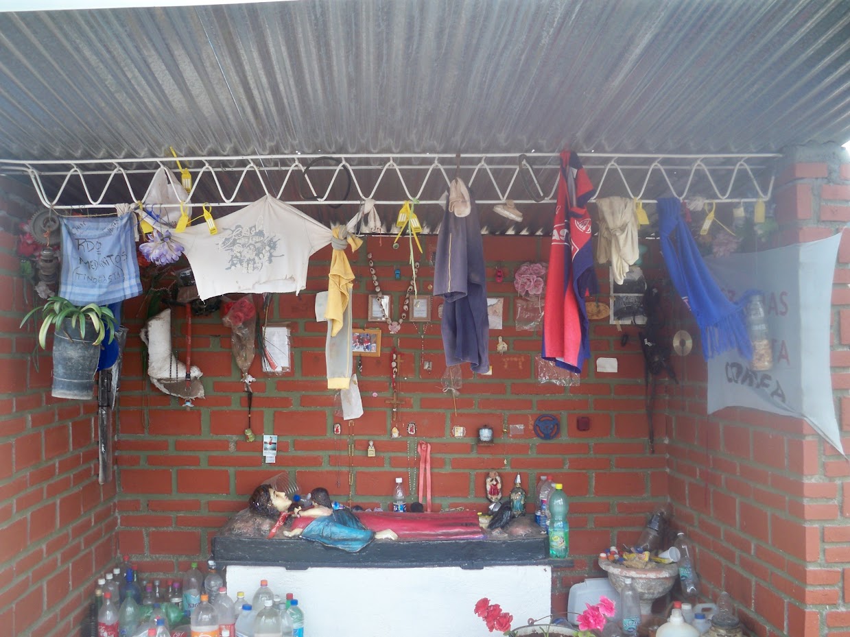 A roadside shrine in Argentina