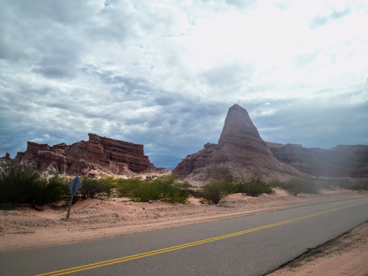 Cycling to Cafayate in Argentina