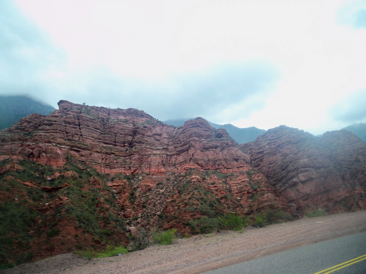 rock formations near Cafayate in Argentina