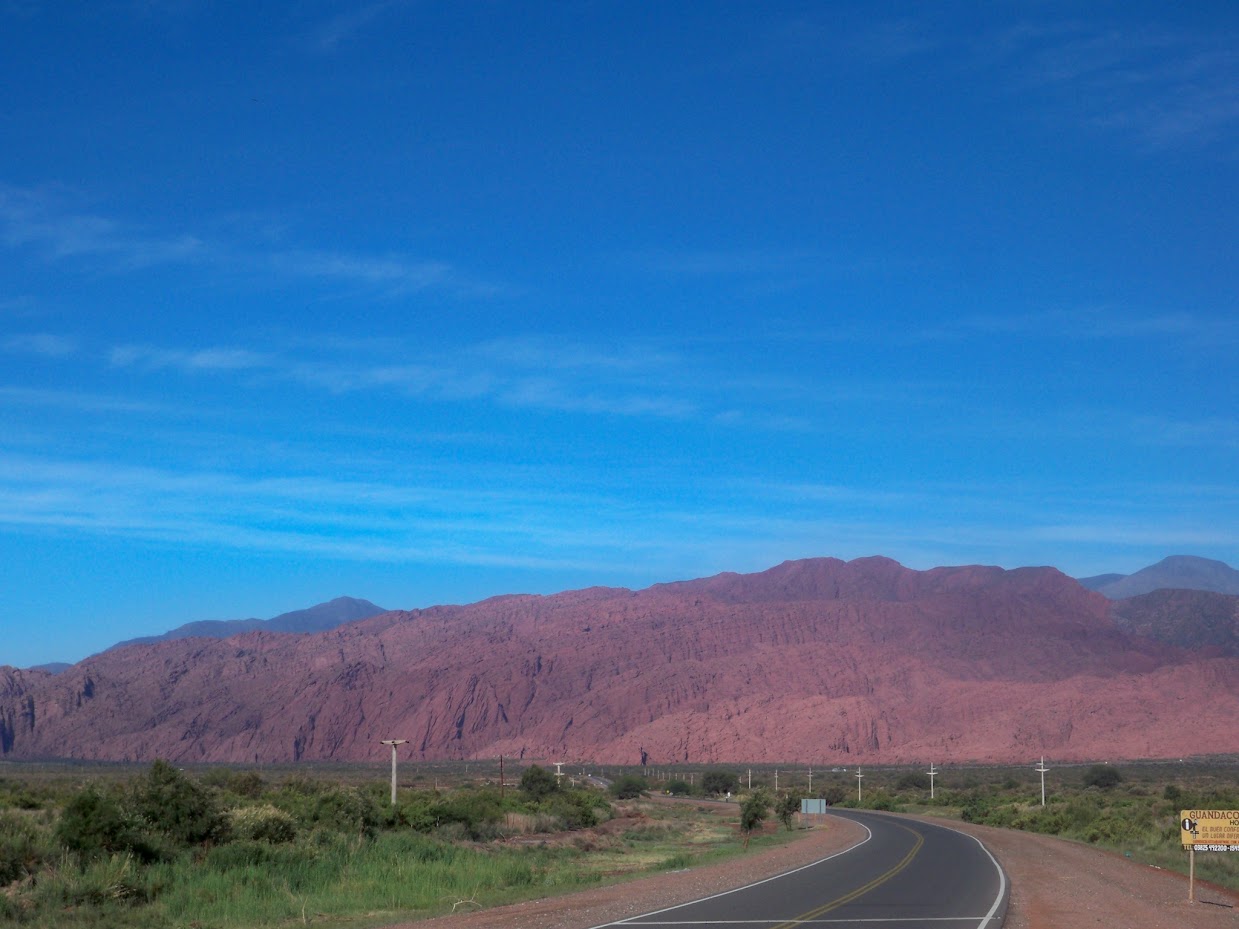 Cycling out of Villa Union Argentina