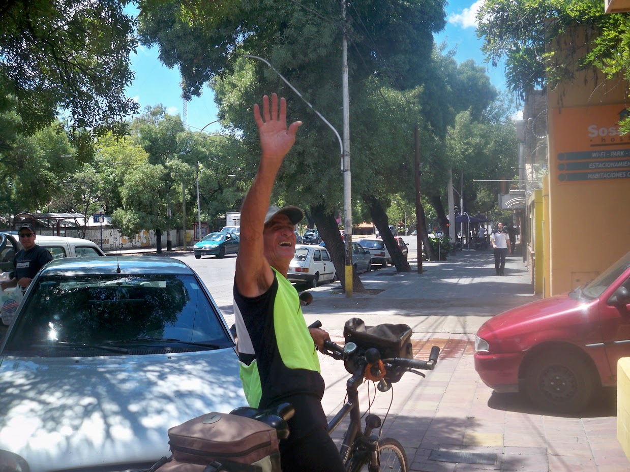 Jean-Claude leaving towards either Ushuai or back up to Bolivia