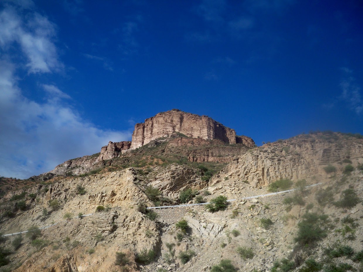 The landscape near Huaco in Argentina