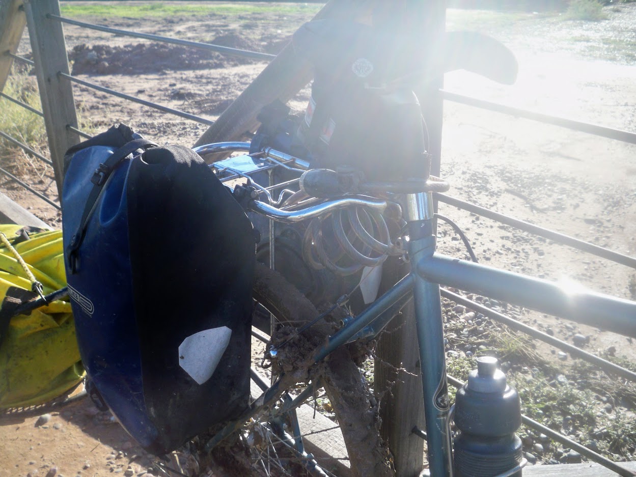 My Dawes Sardar covered in mud in Argentina