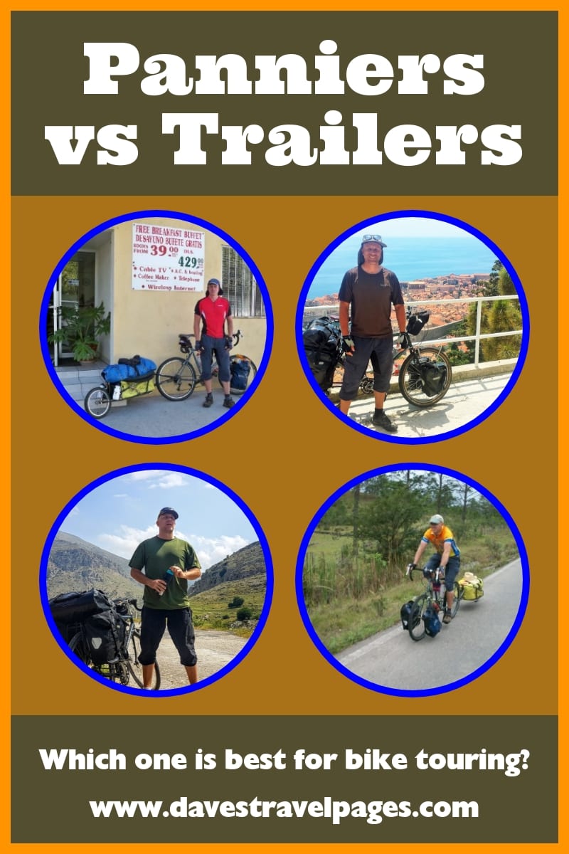 Touring Panniers vs Bicycle Touring Trailer - Which is best?