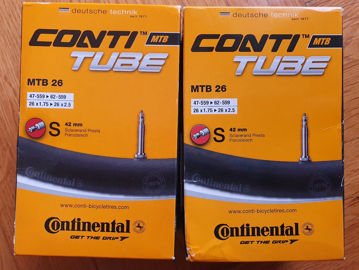 Presta valve bike inner tubes
