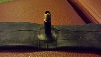 A Schrader bicycle valve