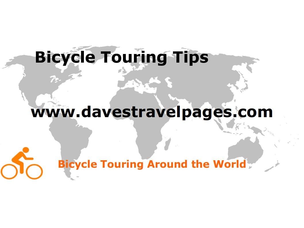 Bicycle Touring Tips - Plan the perfect bicycle tour