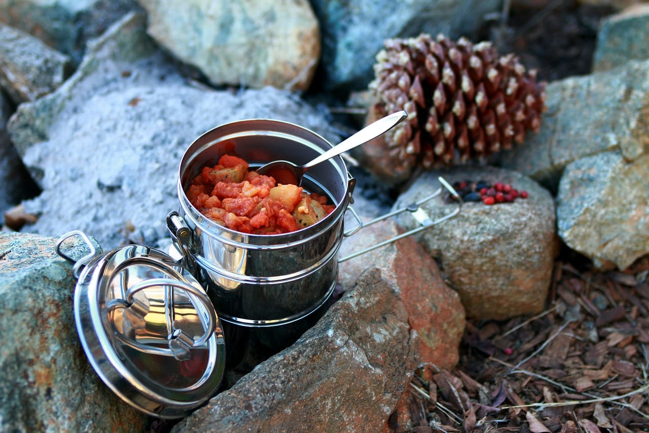 Camping food for bike touring