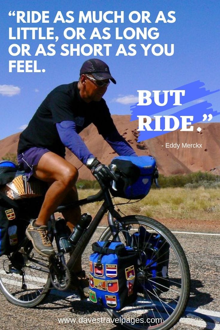 Ride as much or as little, or as long or as short as you feel. But ride.