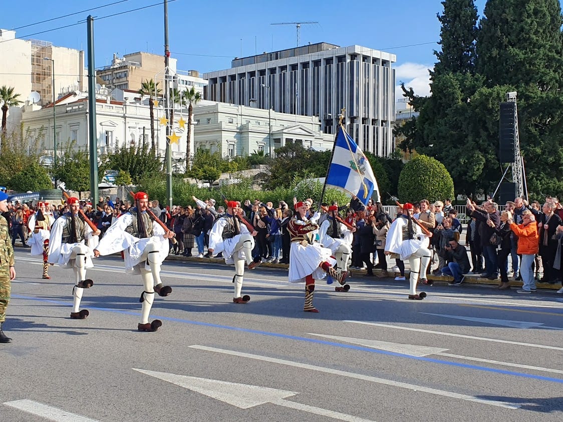 The Sunday changing of the guard in Athens