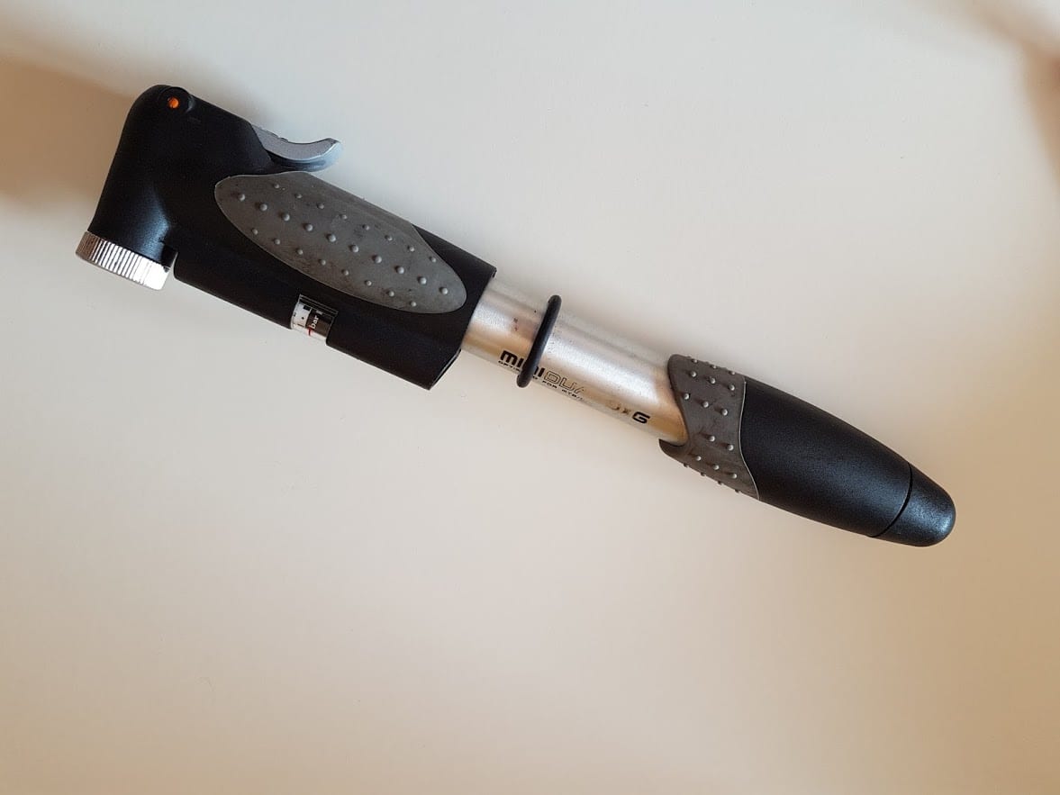 The Topeak Mini Dual DXG Cycle pump - Probably the best bike pump for bicycle touring