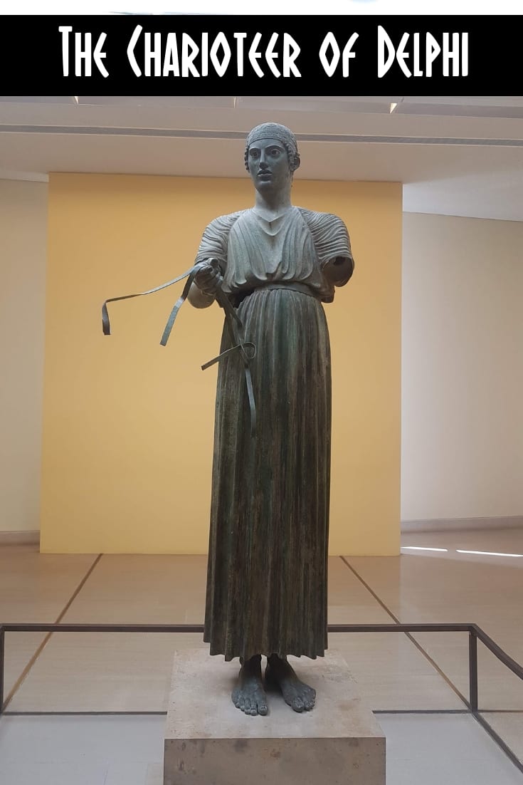 The Charioteer of Delphi in the Archaeological Museum of Delphi 
