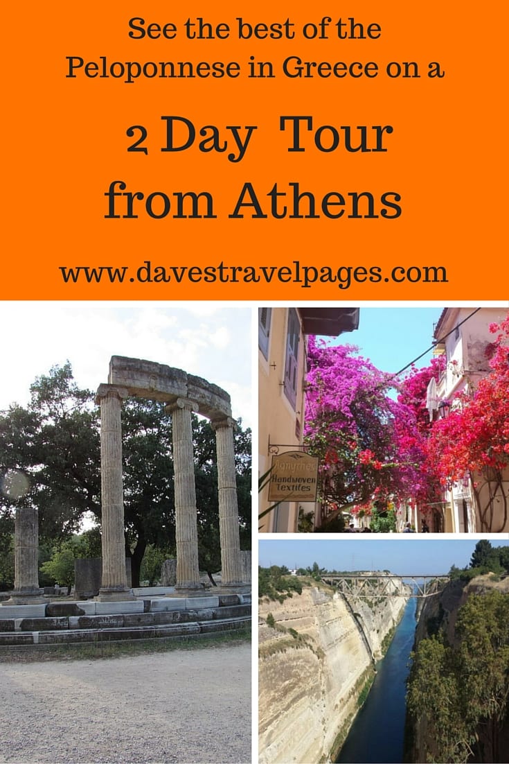 See the Best of the Peloponnese during a 2 day tour from Athens. During the 2 day Peloponnese tour, you can visit Corinth, ancient Olympia, beautiful Nafplio, and also drop by a winery to sample some local wine. Read the full article for more travel inspiration.