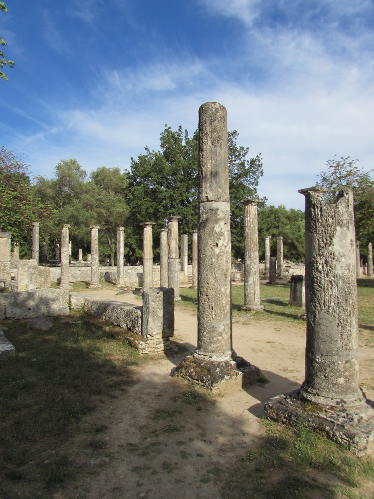 Ancient Olympia in the Peloponnese of Greece