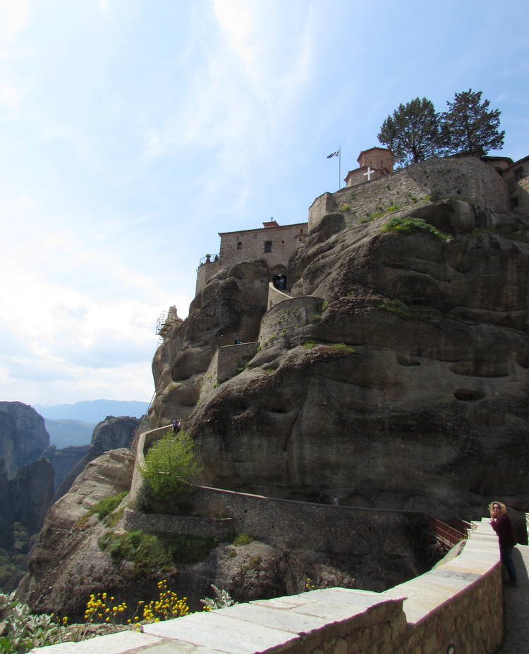 steps up the monastery