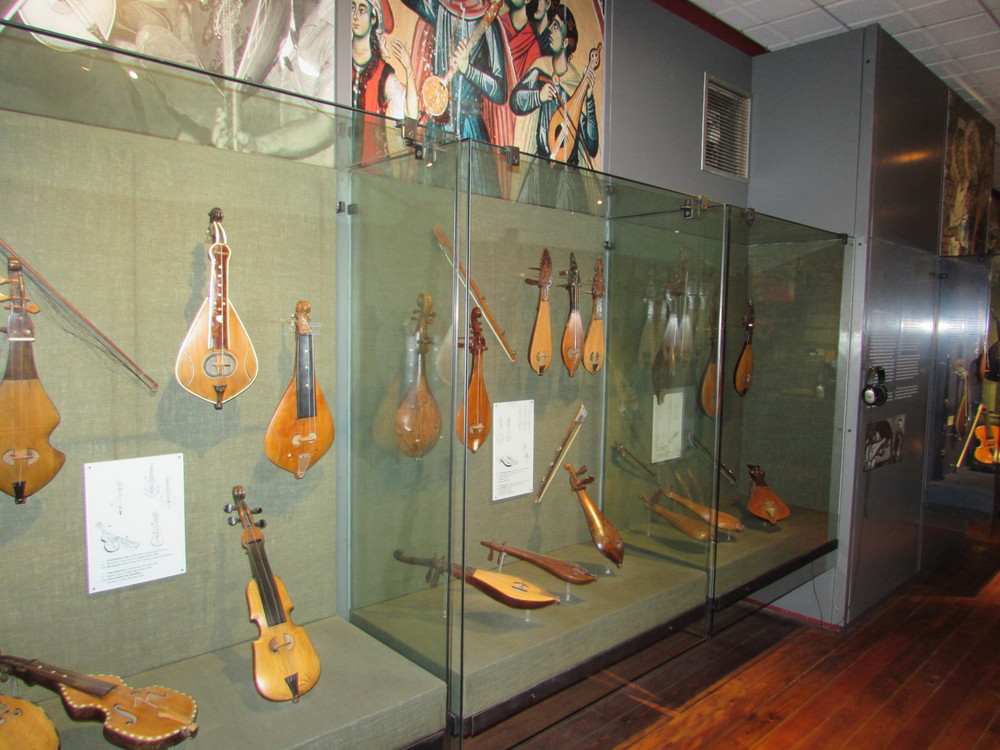Inside the music museum in Athens