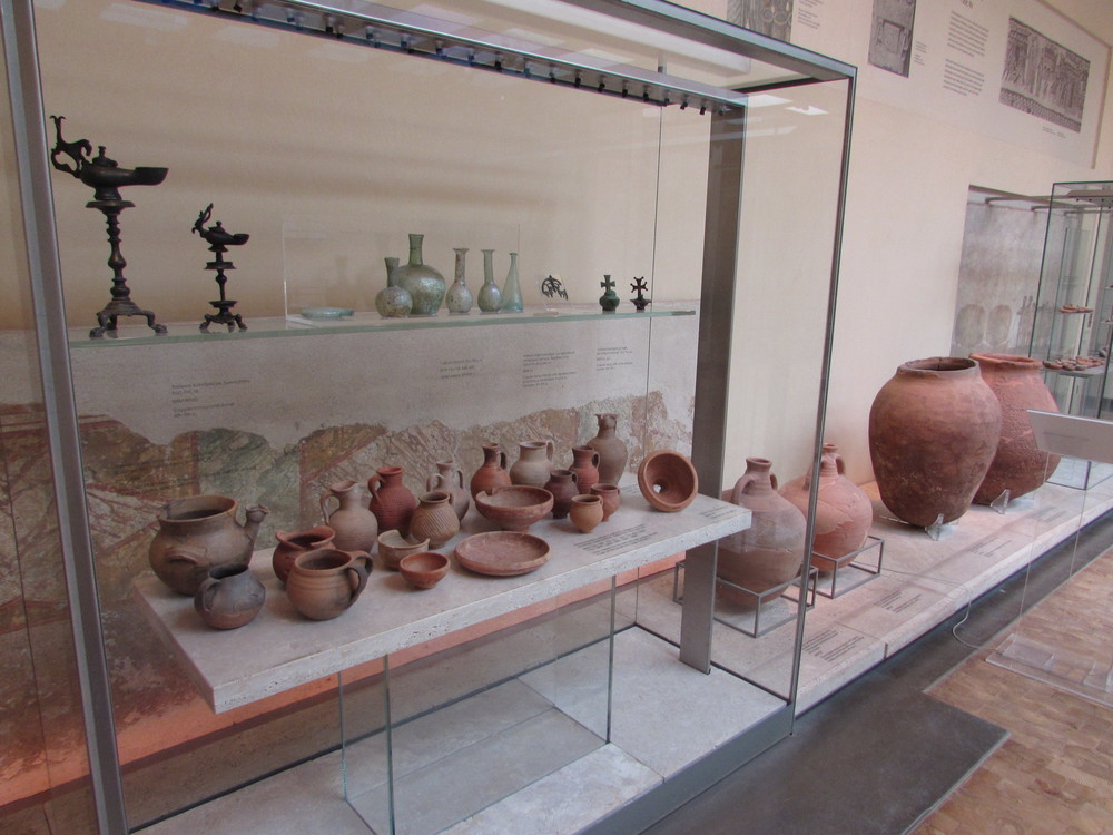 Inside the Byzantine museum of Athens