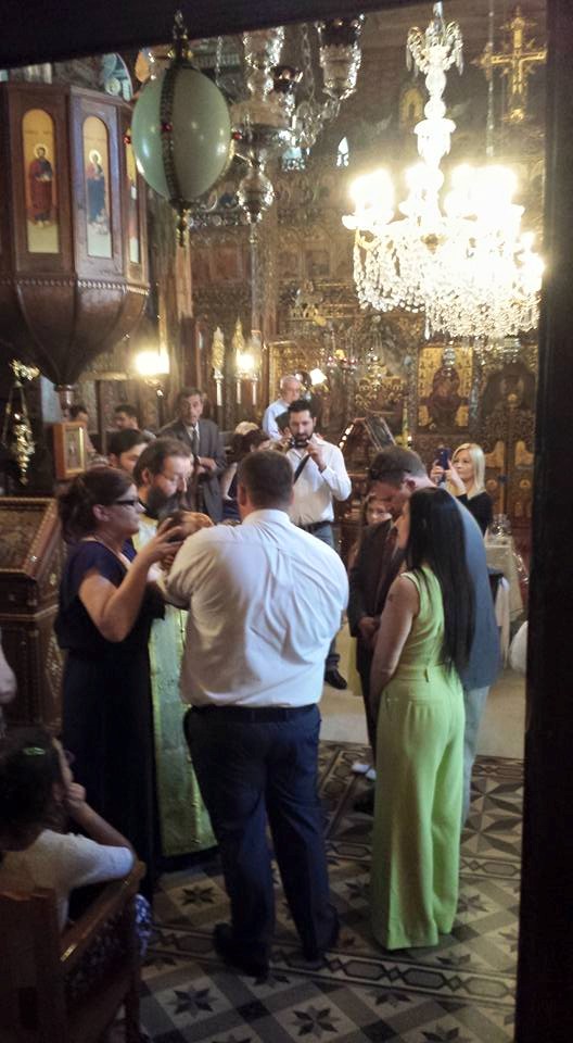 Attending a Christening in Greece