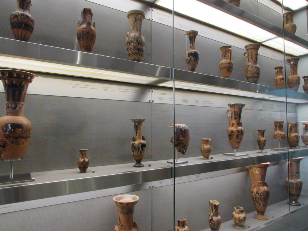 Exhibits from the Acropolis museum