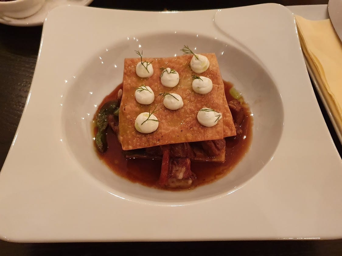 Kleftiko dish at Mani Mani restaurant in Athens