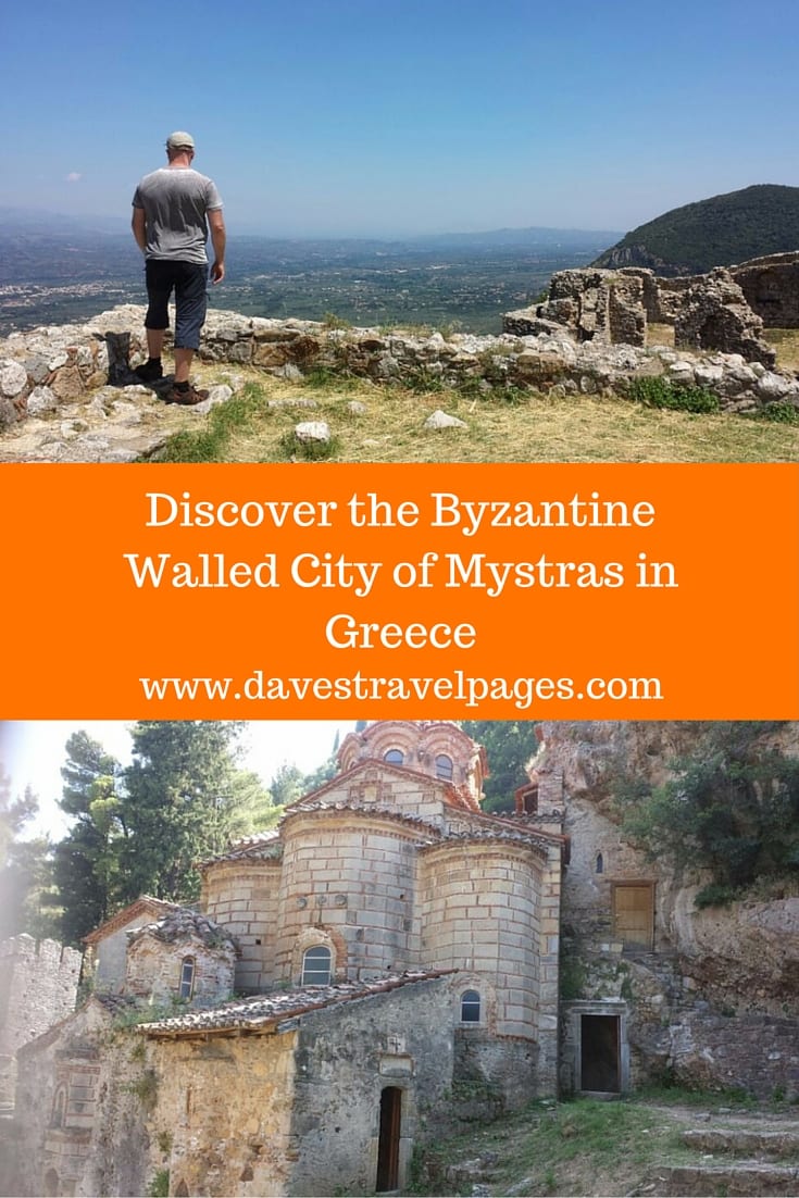 The Byzantine walled city of Mystras in Greece, is a must-see for anyone visiting the Peloponnese region. The castle and town ruins are a beautiful monument to the Byzantine era in Greece.