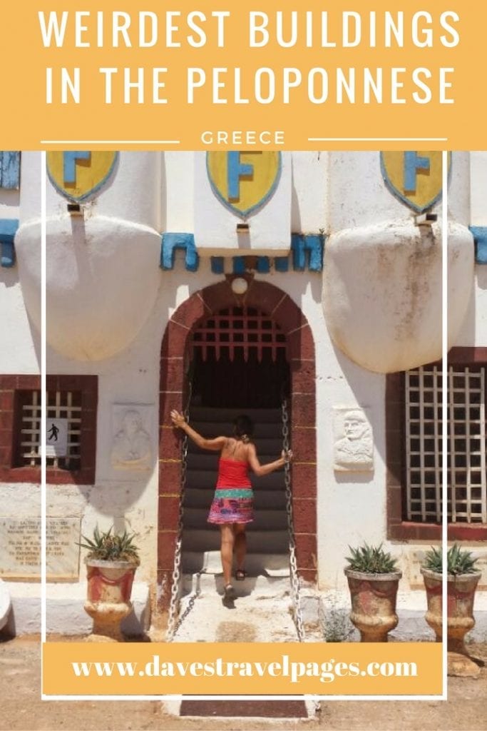 Greece is well known for its ancient sites and great beaches, but do you know about the weirdest buildings in the Peloponnese? Time to see another side of Greece!