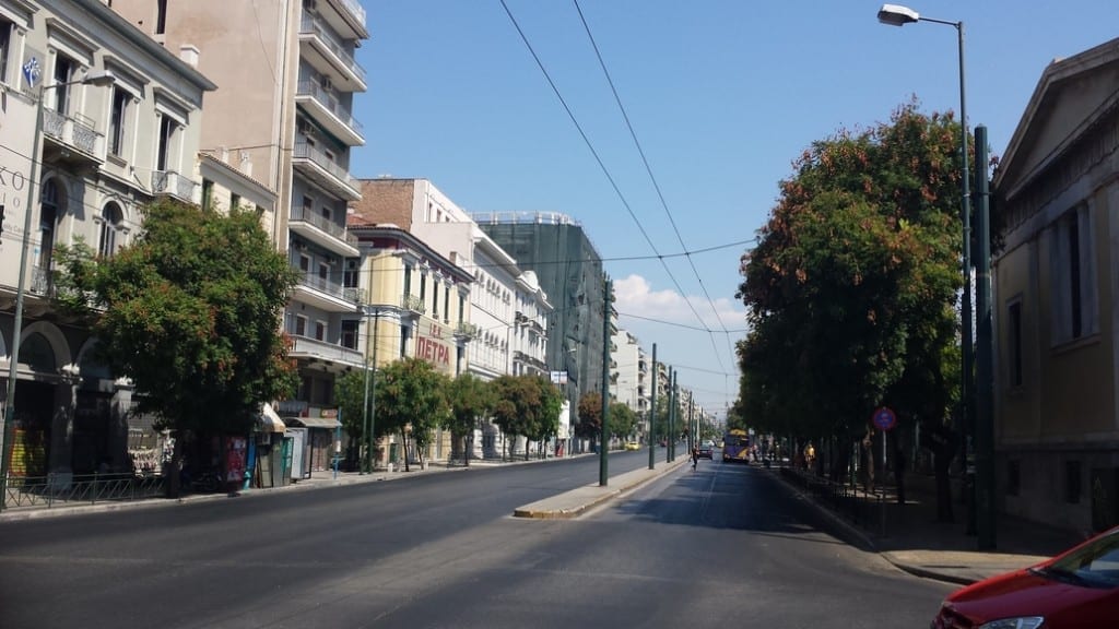 Athens on vacation