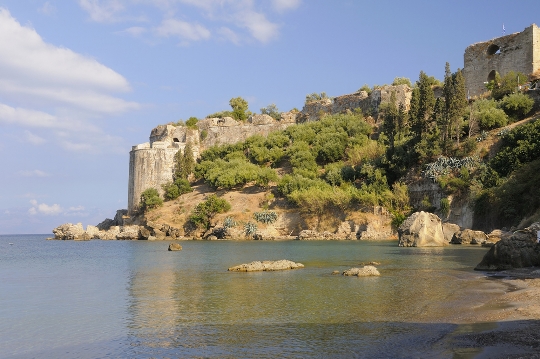 Koroni Castle by the sea, Greece