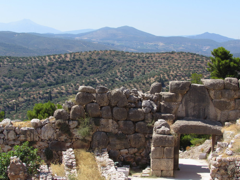 Mycenae UNESCO site in Greece