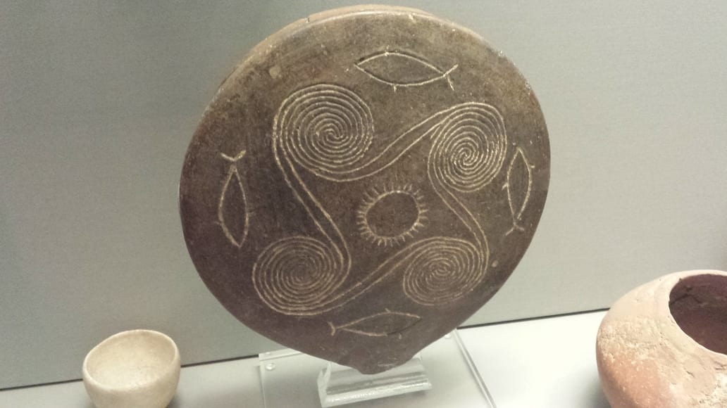 On display at the National Archaeological Museum of Athens