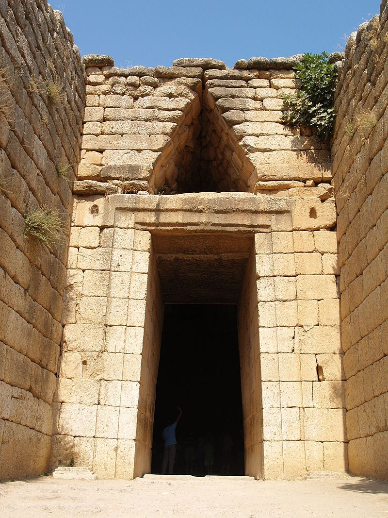 Treasury of Artreus in Mycenae, Greece