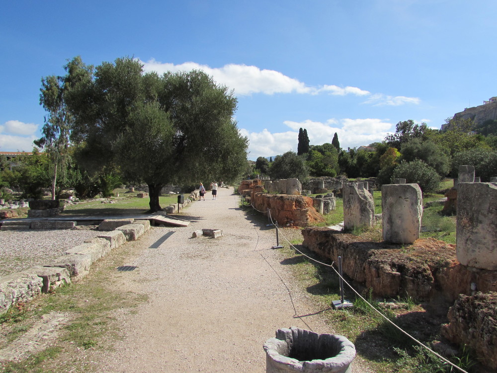 The Ancient Agora in Athens.