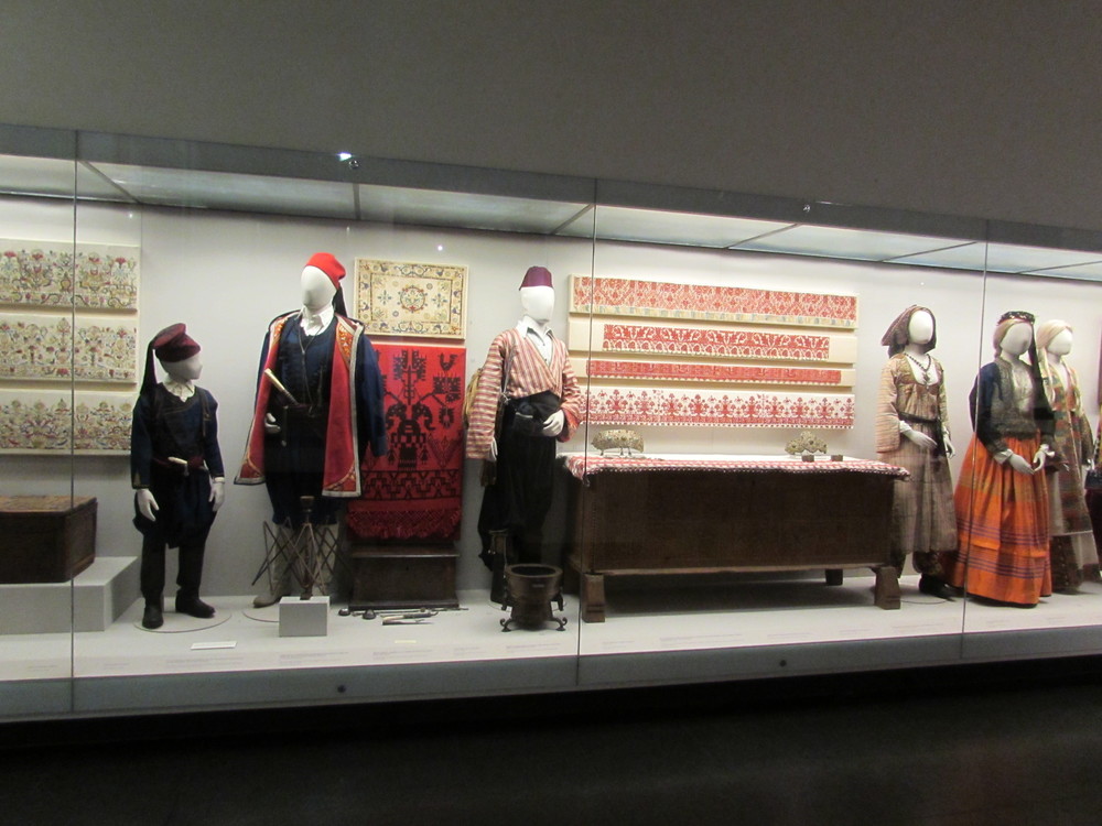 National costume on display in the Benaki Museum of Athens